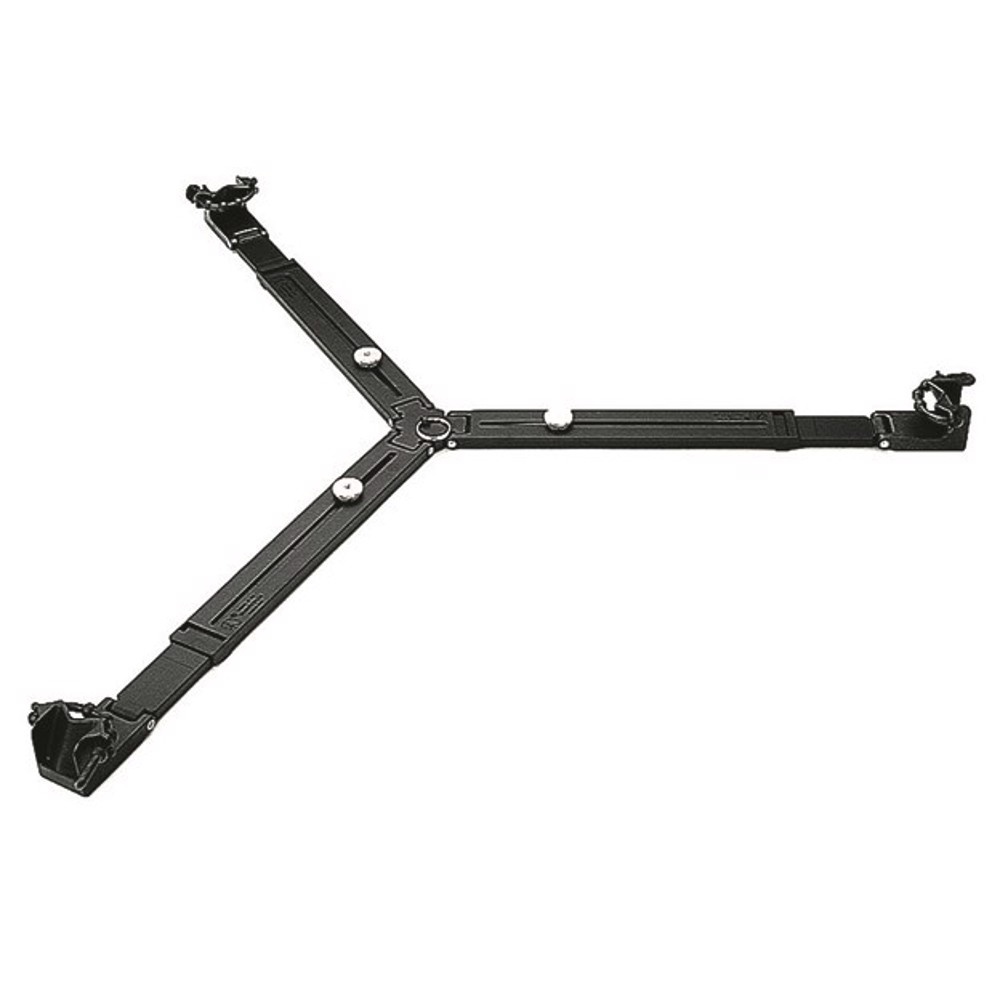 Manfrotto Base a stella nera per treppiedi con puntale singolo Italy