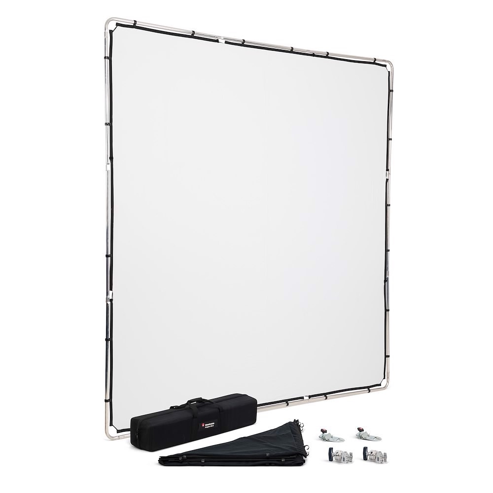 Manfrotto Kit Pro Scrim “tutto in uno” 2 9 x 2 9 m Molto grande Spedizione gratuita