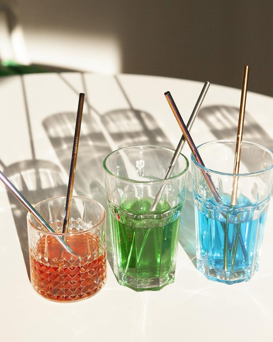 ﻿Wood'd METAL STRAWS Offerta