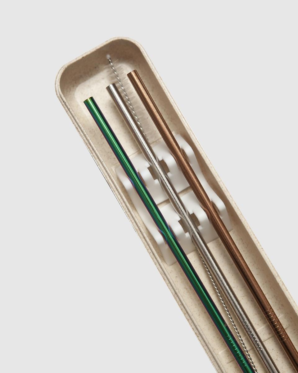 ﻿Wood'd METAL STRAWS Offerta