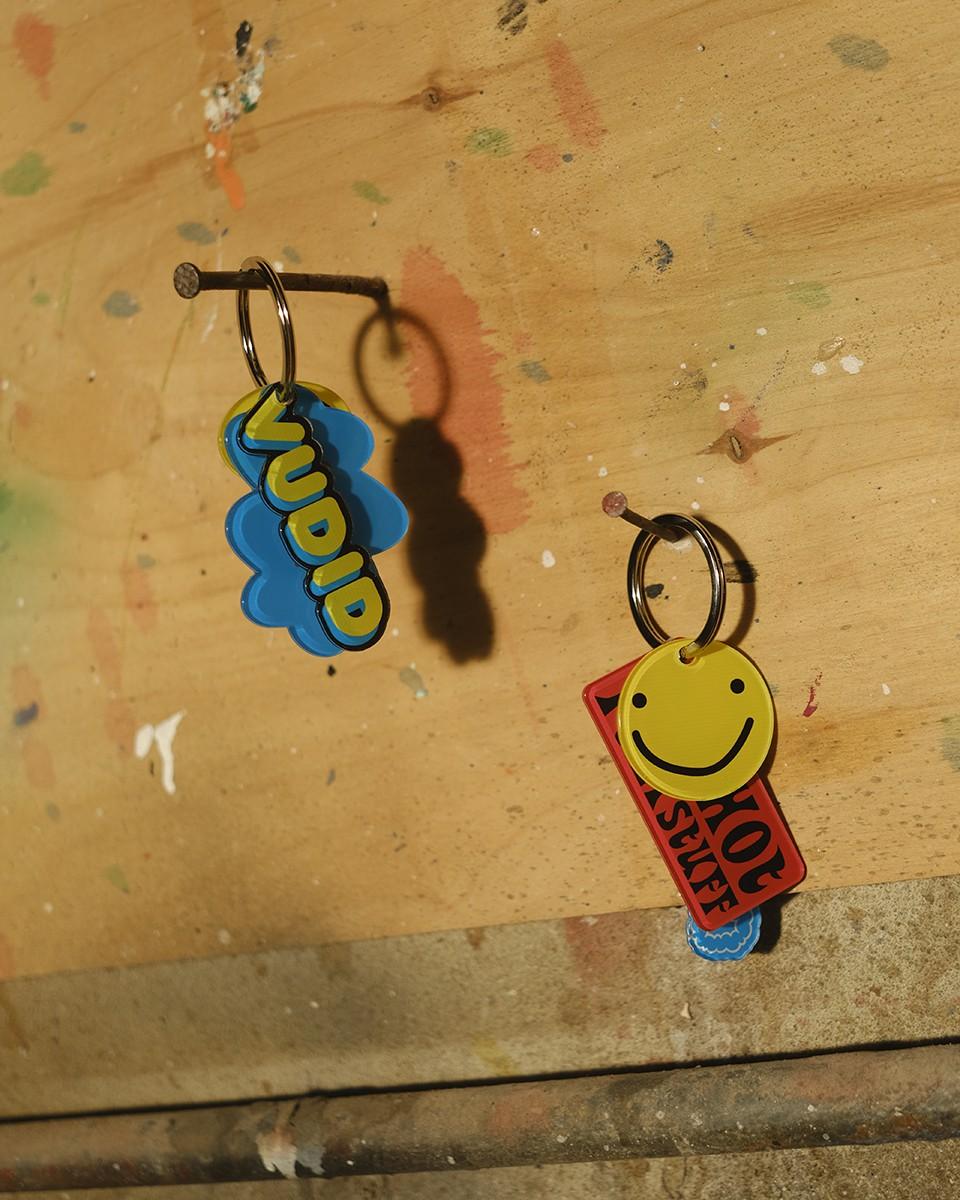 Wood'd Crazy Smile Keychain 2025
