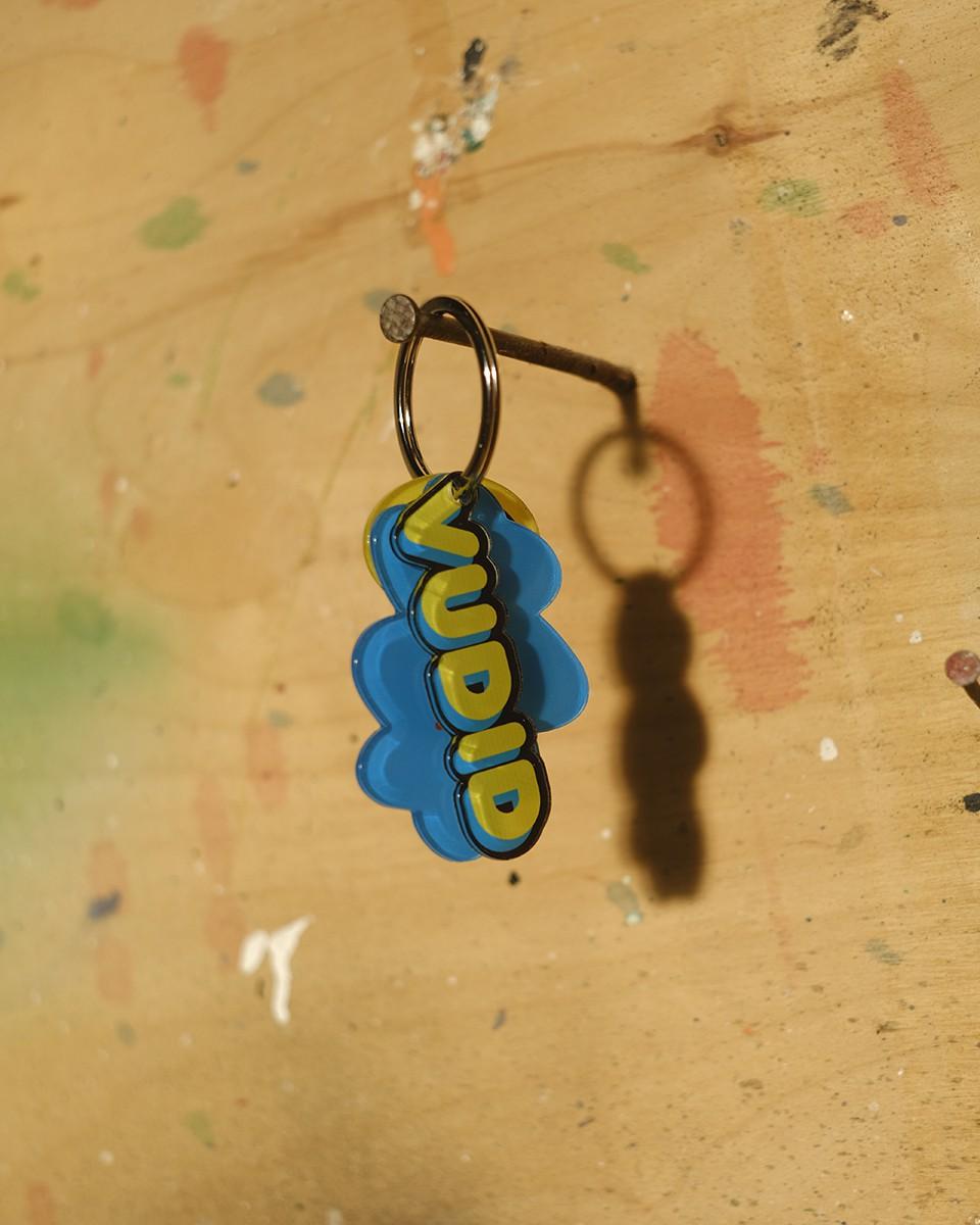 Wood'd Vudid Who Keychain Nuovo