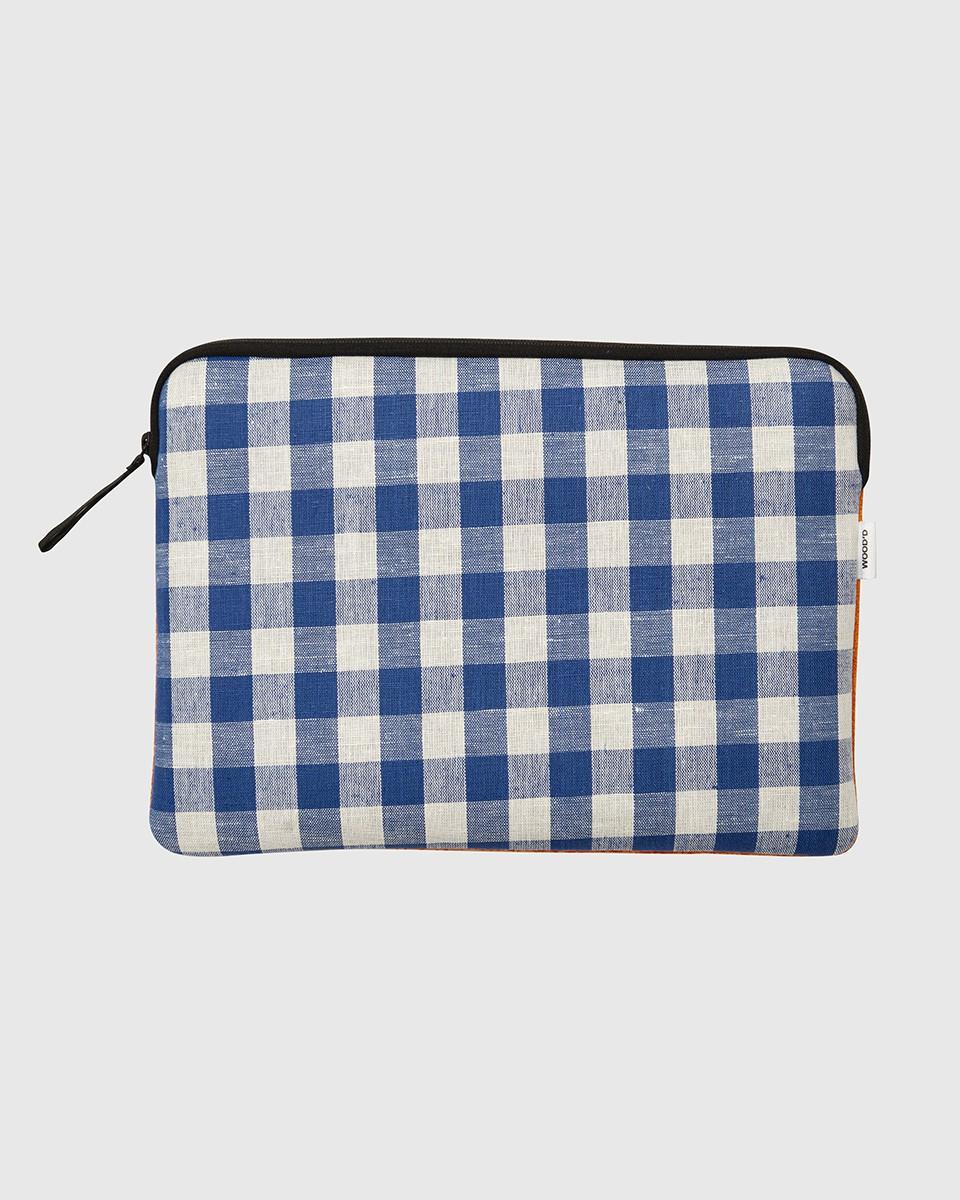 Wood'd Patch Blue Macbook Case Promozione Limitata