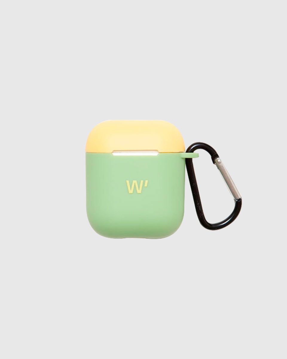 Wood'd AirPods Case Block Green Presa