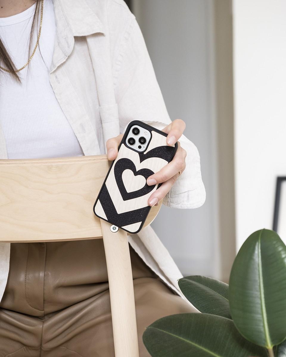 Wood'd Cuore Matto Nero Cover Sconto