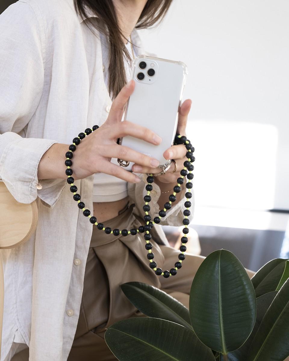 Wood'd Pearls Black Necklace I Più Venduti
